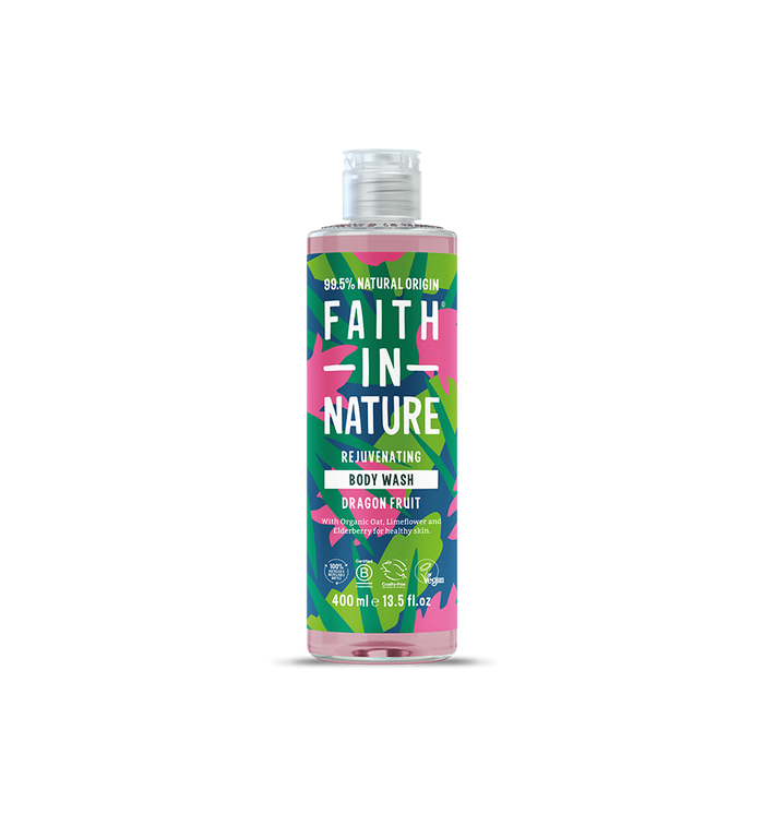 Faith In Nature Rejuvenating Dragon Fruit Natural Shower Gel in 400ml