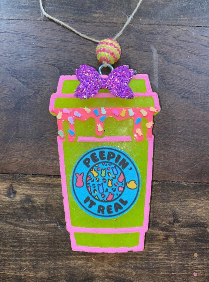 Drip Latte Cup Freshie *PLEASE SPECIFY WHICH DESIGN*