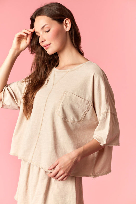 Easy Going Top - Beige
