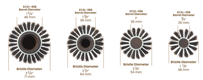 Barrel & Bristle Diameters