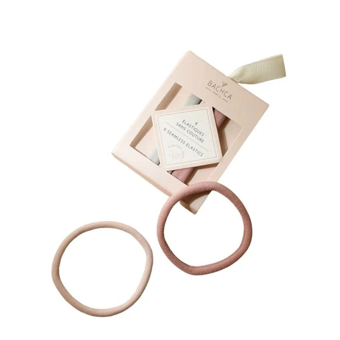 Elastic Seamless Hair Bands - 6pcs