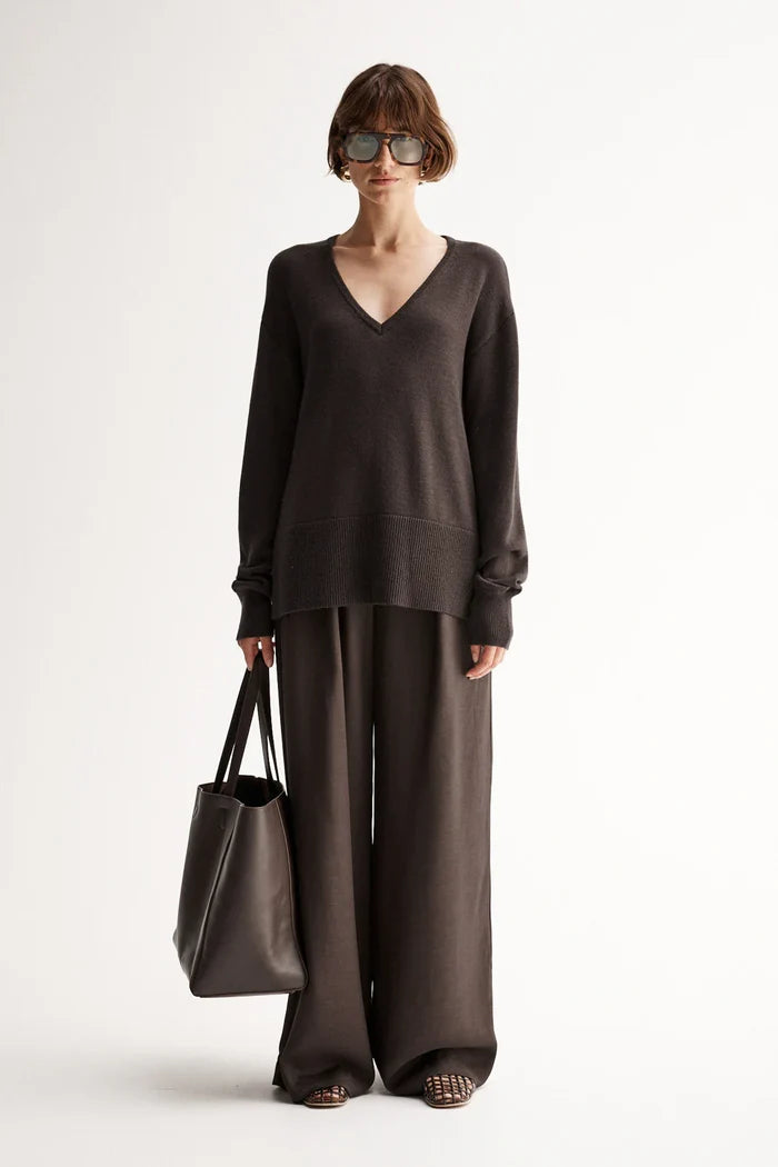 ELLIS KNIT | Chocolate - Darling & Domain