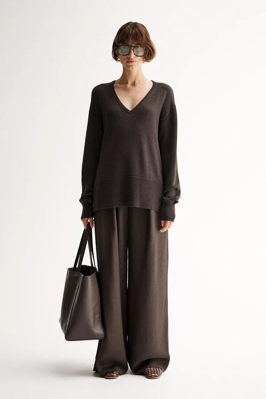 ELLIS KNIT | Chocolate - Darling & Domain