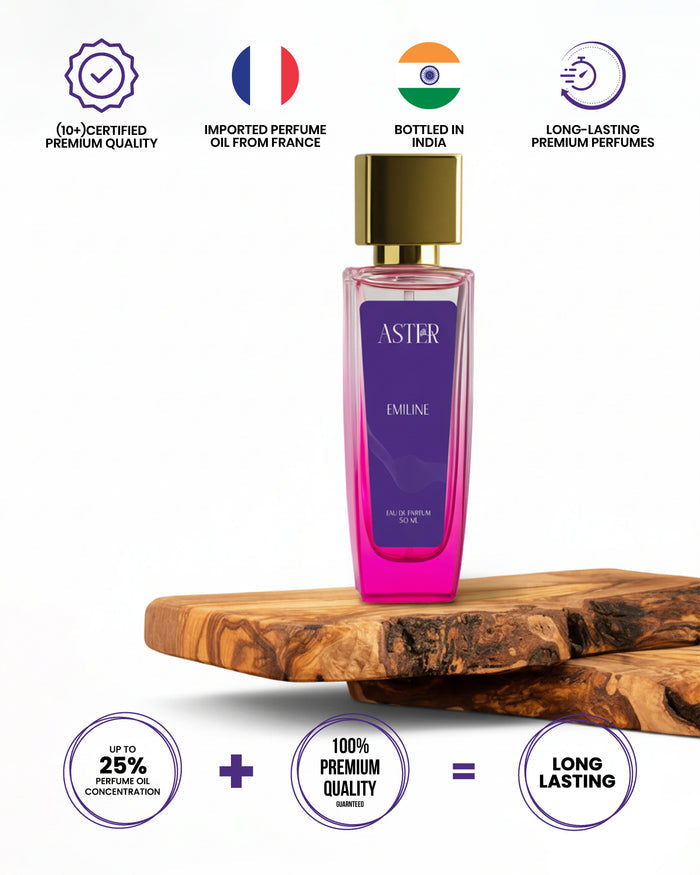 Emiline Eau de Parfum for Woman, 50ml bottle