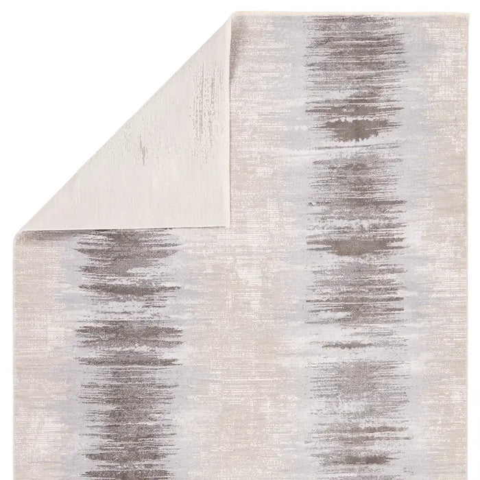 En Blanc Polyester & Viscose Rug