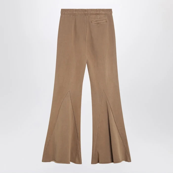 Entire Studios - Cotton beige flared trousers
