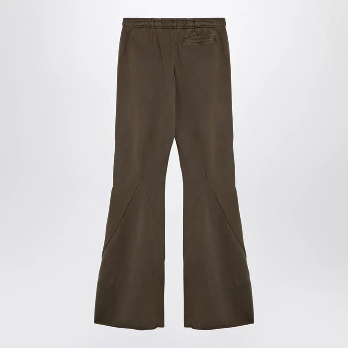 Entire Studios - Organic cotton military green flared trousers Brand Pants XXS