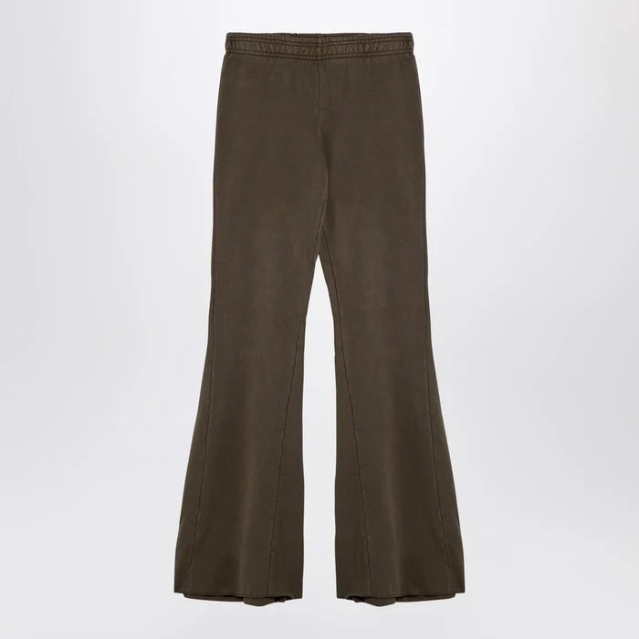 Entire Studios - Organic cotton military green flared trousers