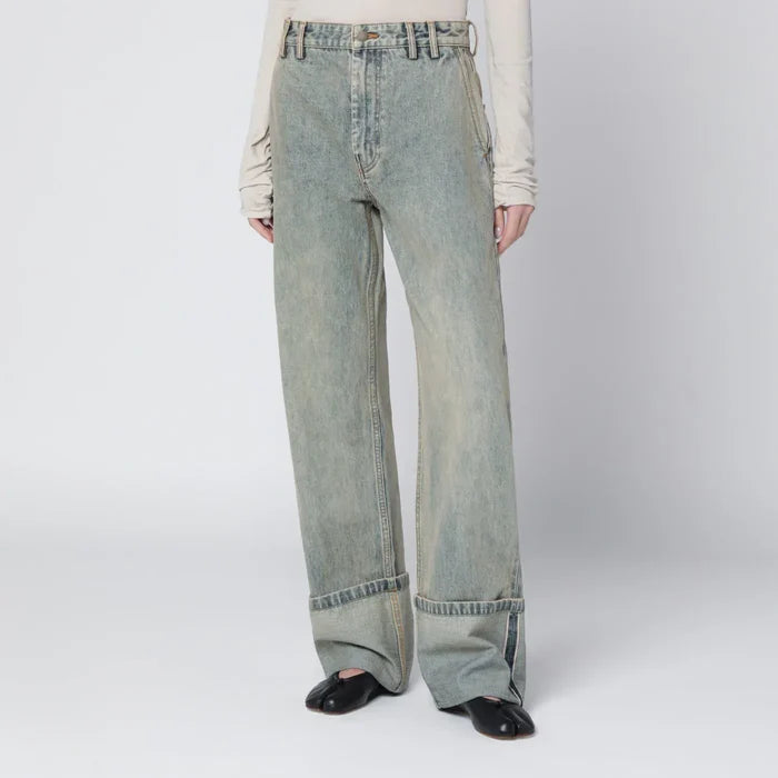 Entire Studios - Wide-leg jeans with washed effect Brand Pants S