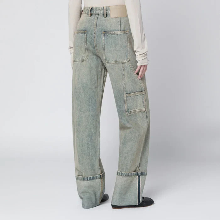 Entire Studios - Wide-leg jeans with washed effect Brand Pants S