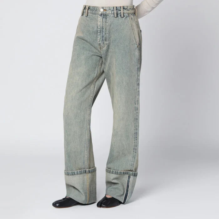 Entire Studios - Wide-leg jeans with washed effect Brand Pants S