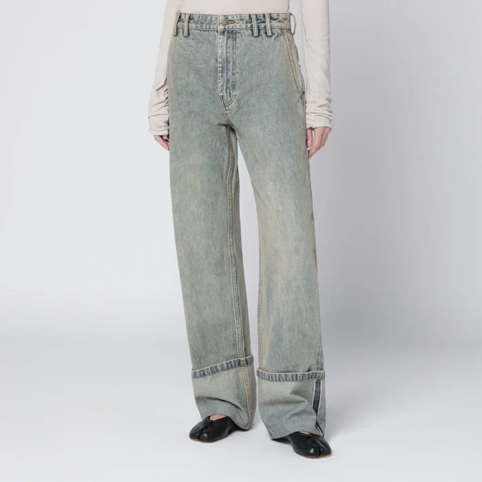 Entire Studios - Wide-leg jeans with washed effect