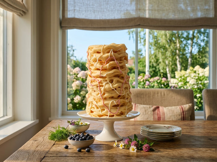 Eriksgården Skånsk Spettkaka 400g (14.11 oz) – Handmade Traditional Swedish Spit Cake (Gluten Free)
