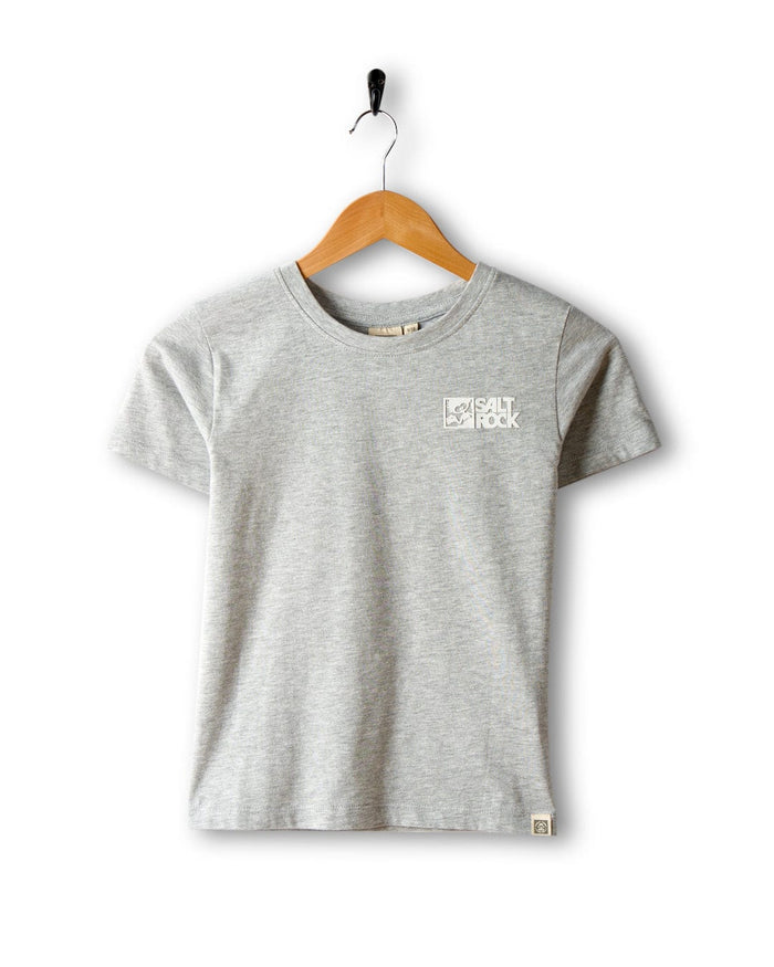 Essential Recycled Kids Short Sleeve T-Shirt in Grey