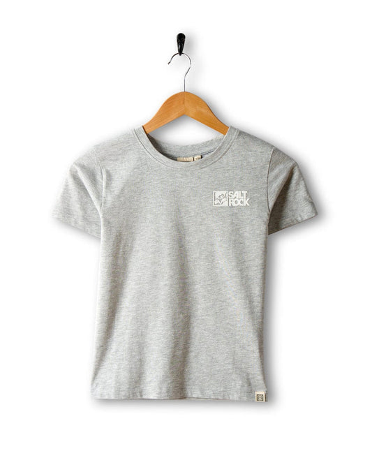 Essential Recycled Kids Short Sleeve T-Shirt in Grey