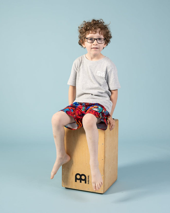 Essential Recycled Kids Short Sleeve T-Shirt in Grey