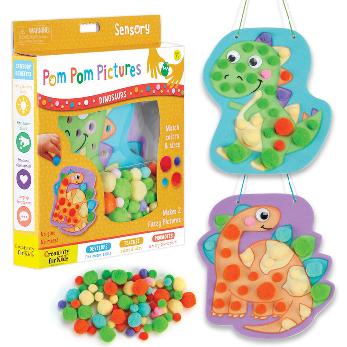 Faber-Castell Pom Pom Dinosaur Pictures Activity Kit