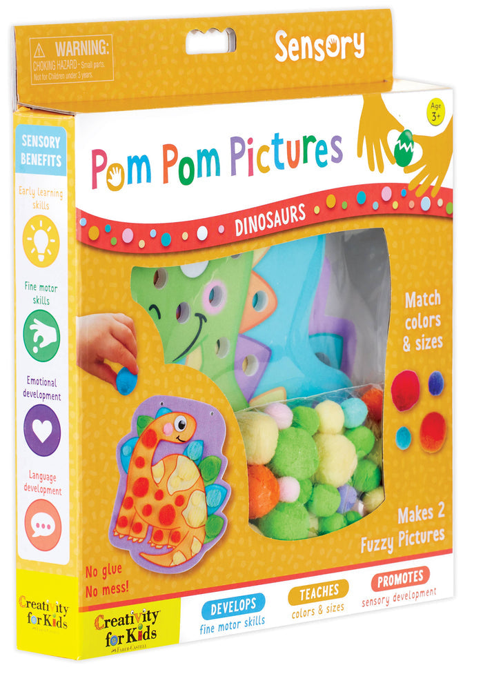 Faber-Castell Pom Pom Dinosaur Pictures Activity Kit