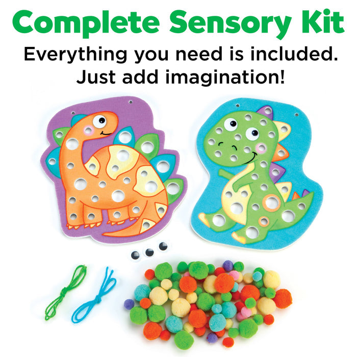 Faber-Castell Pom Pom Dinosaur Pictures Activity Kit