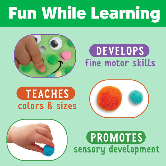 Faber-Castell Pom Pom Dinosaur Pictures Activity Kit