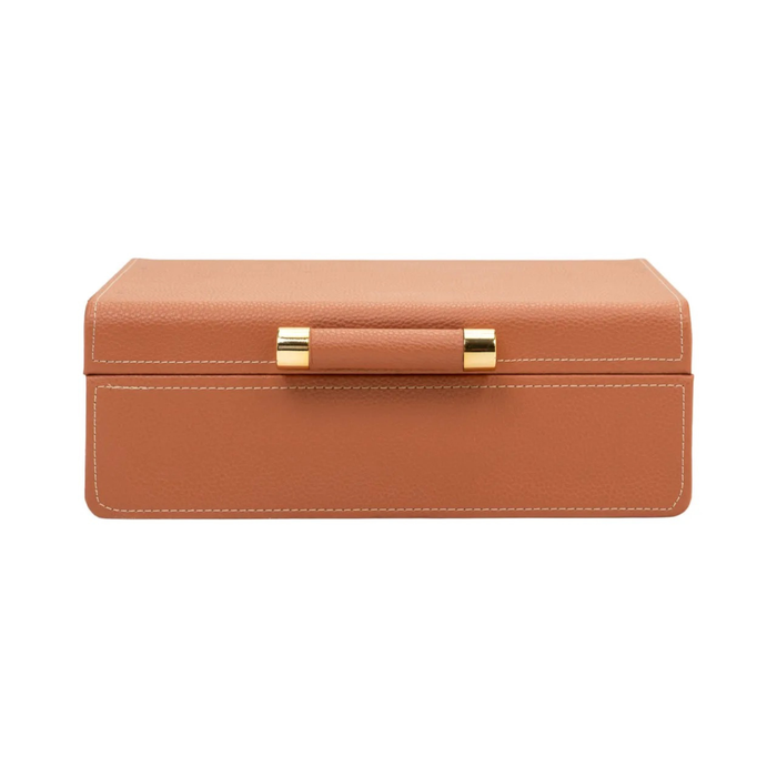 Faux Leather Storage Boxes