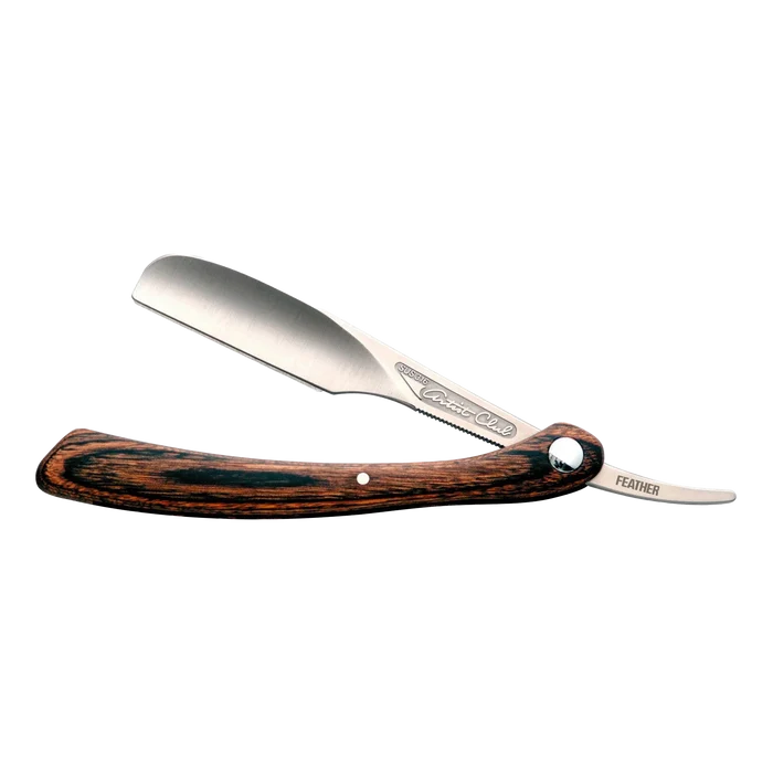 Feather Artist Club DX shavette med treskaft og SUS 316 metallblad