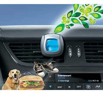 Febreze Car Air Freshener 5 Count Platinum, Original, Moonlight Breeze, Linen & Sky and Platinum Ice