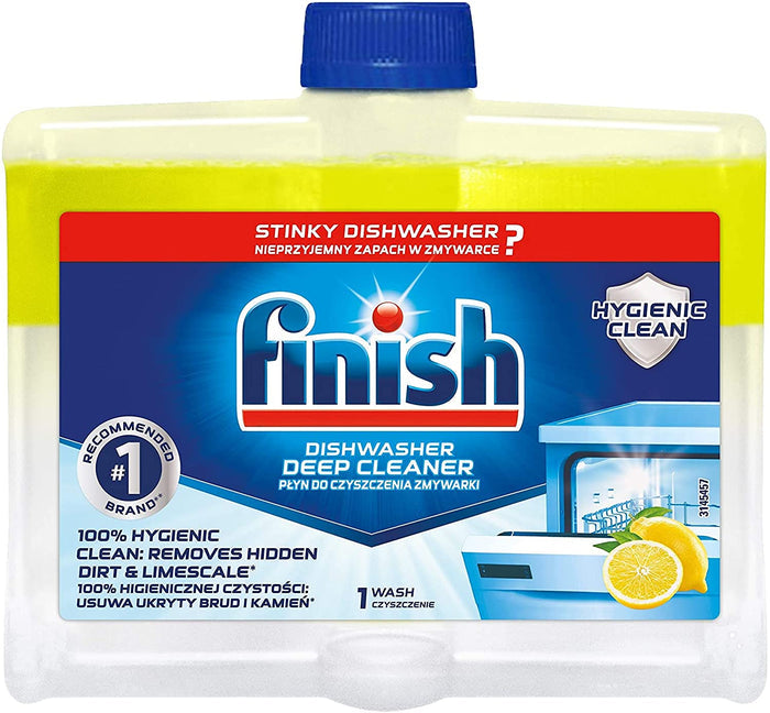 Finish Lemon Dishwasher Deep Cleaner - Pack of 2 X 250 ml - Shoppers-kart.com