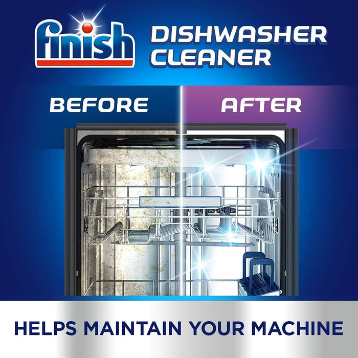 Finish Lemon Dishwasher Deep Cleaner - Pack of 2 X 250 ml - Shoppers-kart.com