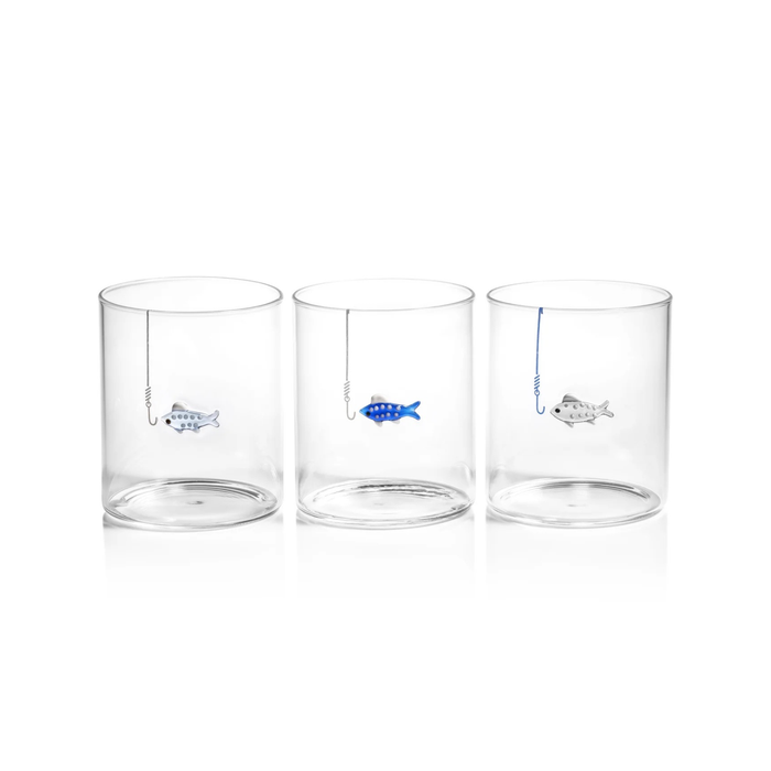 Fish Glass Tumbler (Set of 6)