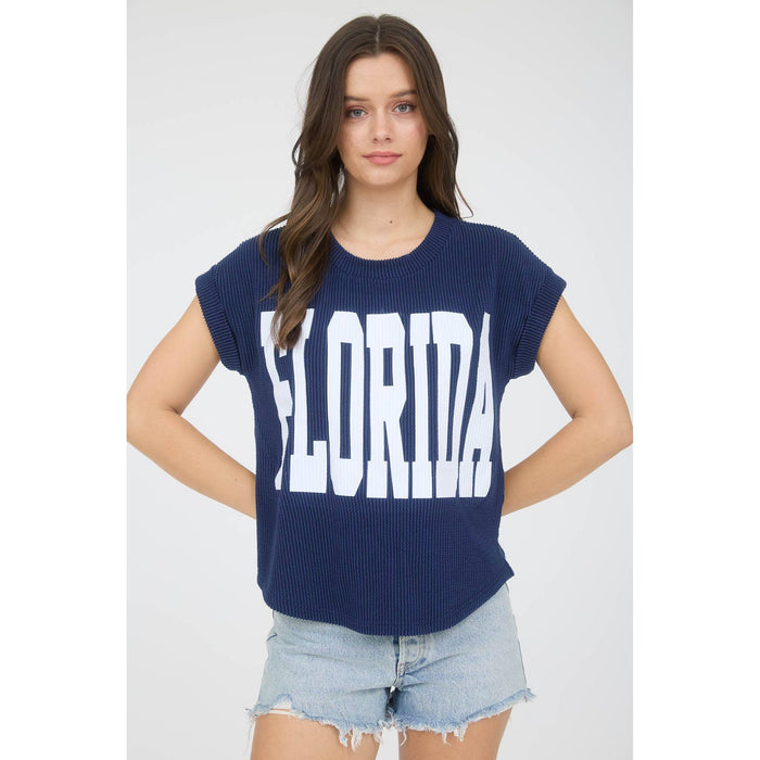 Florida Short Sleeve Pullover Tee