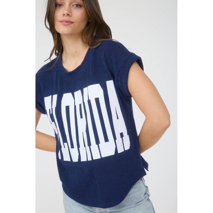 Florida Short Sleeve Pullover Tee