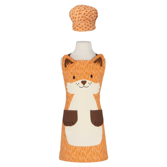 Fox Apron and Hat Set
