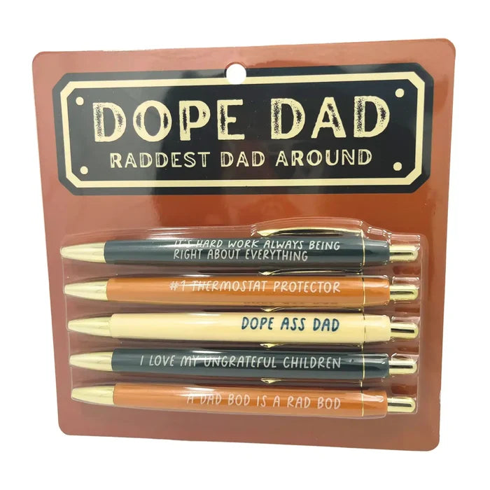 FUN CLUB - Dope Dad Pen Set (funny, gifts, pens, father's day)