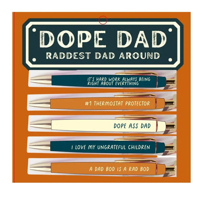 FUN CLUB - Dope Dad Pen Set (funny, gifts, pens, father's day)
