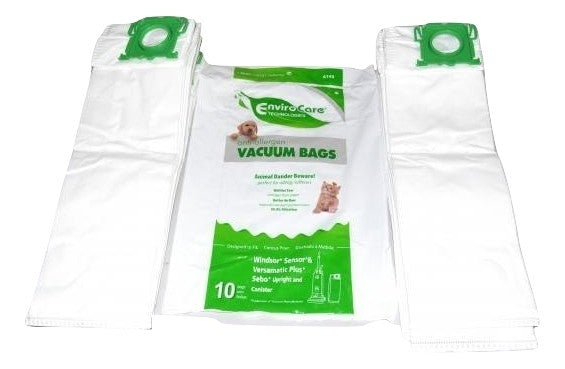 Generic Vacuum Cleaner Bags for Windsor Sensor or Sebo 10pk Part A143