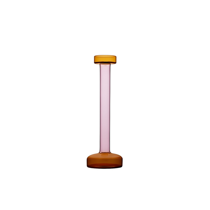Glass Candle Holders (Set of 3)