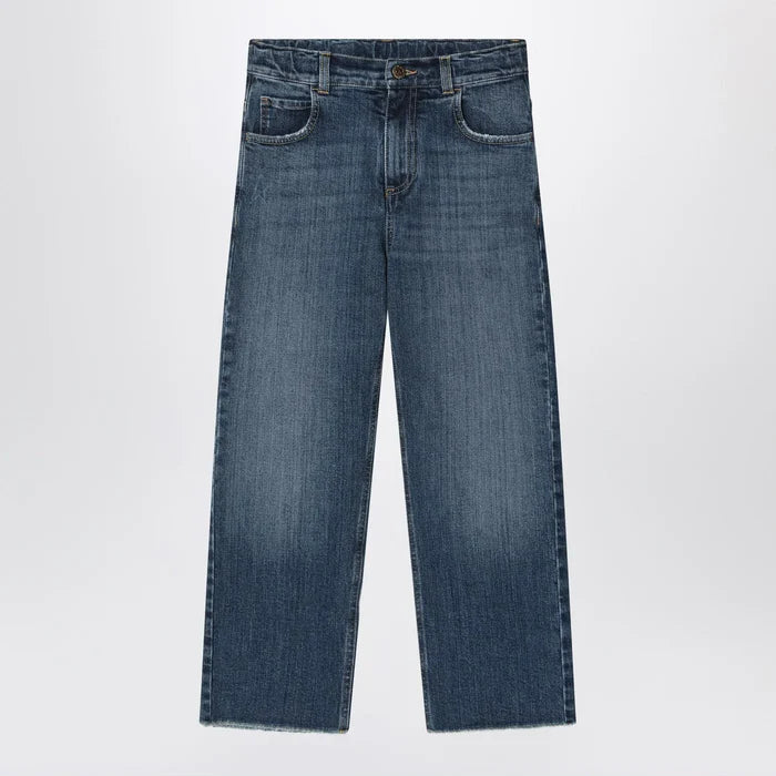 Golden Goose - Dark blue washed-out jeans Brand Pants 8