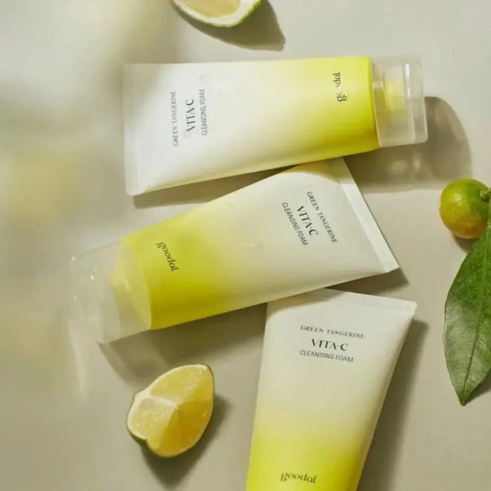 GOODAL Green Tangerine Vita C Cleansing Foam 150 ML - DOKAN