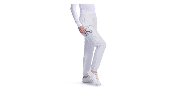 Greentown 4-way stretch Flaut Bottom White Large