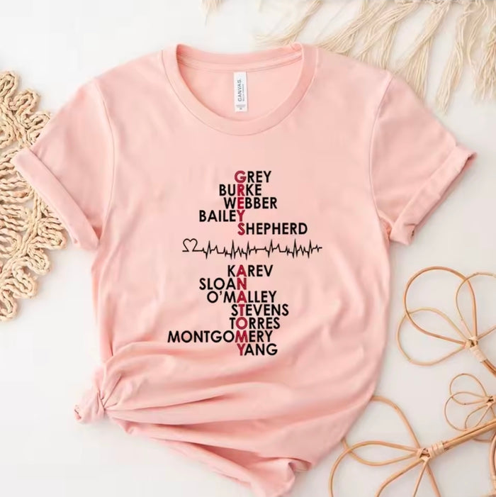 Grey's Cast Crew T-Shirt