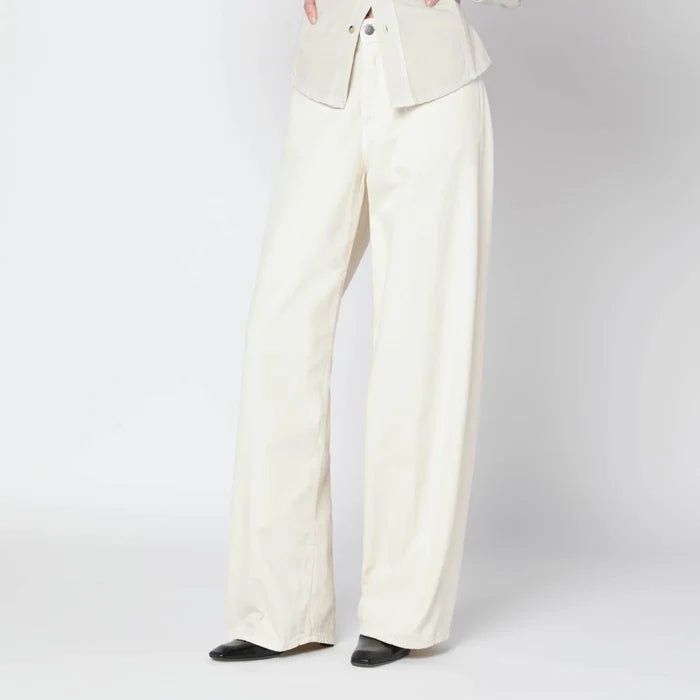 HAIKURE - Butter-coloured Bethany jeans
