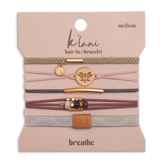 Hair Tie Bracelets-Breathe