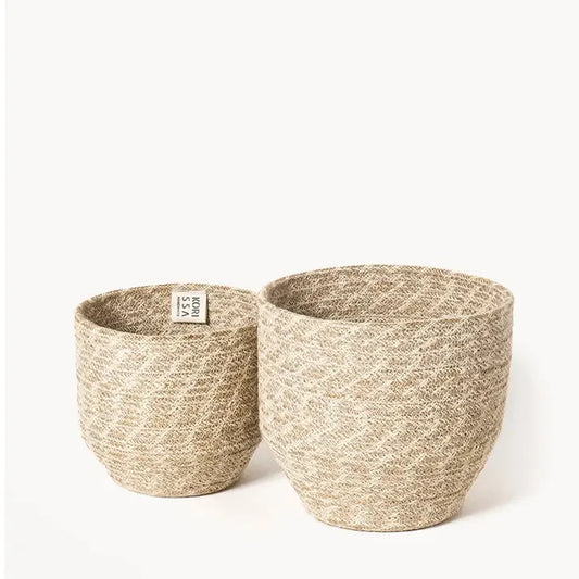 Handwoven Storage Basket • Agora Bin - Magnolia Lane co. Home + Garden + Gift