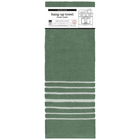 Hang Up Elm Green Towel