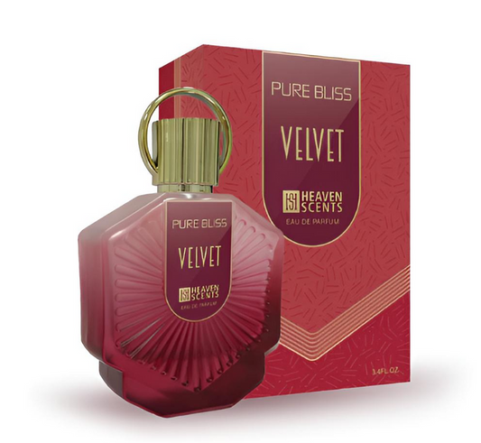Heaven Scents | Pure Bliss Velvet | Unisex Fragrance | 3.4 oz (100ml) Bottle | Eau de Parfum | Fruity