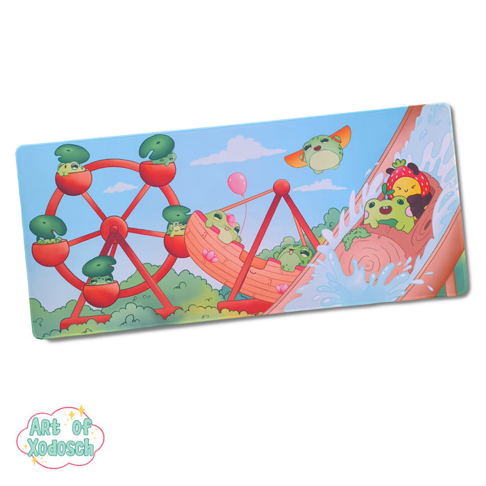Herbert the frog - desk mat