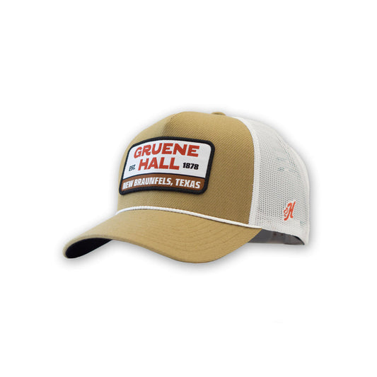 Hooey x Gruene Hall Patch Cap #GH2506T-TNWH