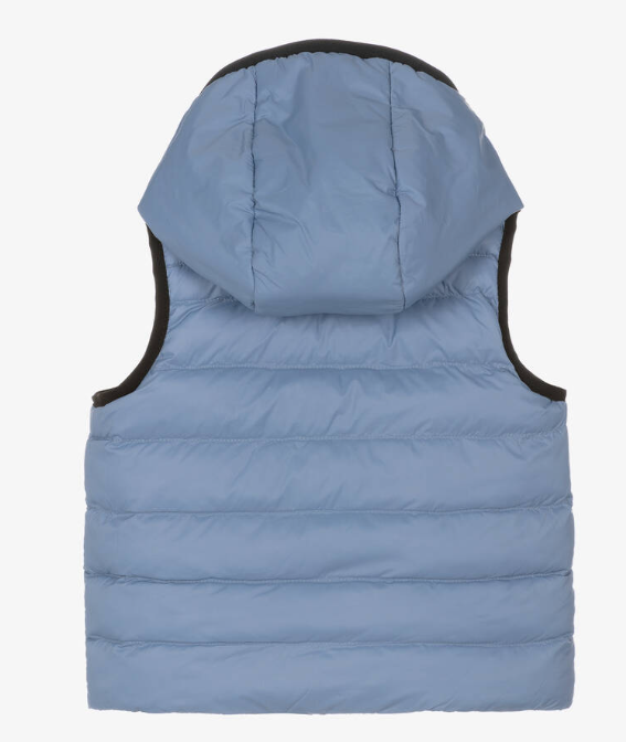 HUGO BOSS Baby Boys Blue & Black Reversible Gilet