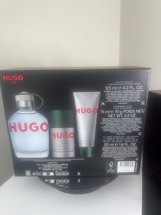 Hugo Man (Green) 3-Piece Gift Set.